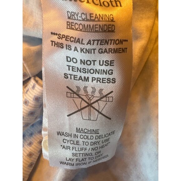 Buttercloth Mens XL Slim Fit Shirt Blue White Pattern - Picture 5 of 6